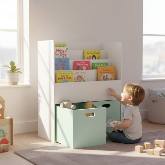 ORGANIZADOR CON LIBRERO 2 CAJONES