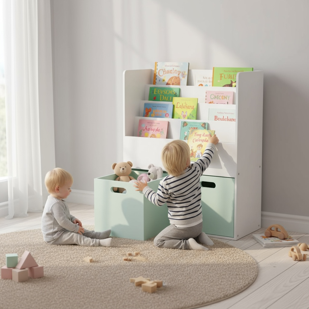 ORGANIZADOR CON LIBRERO 2 CAJONES