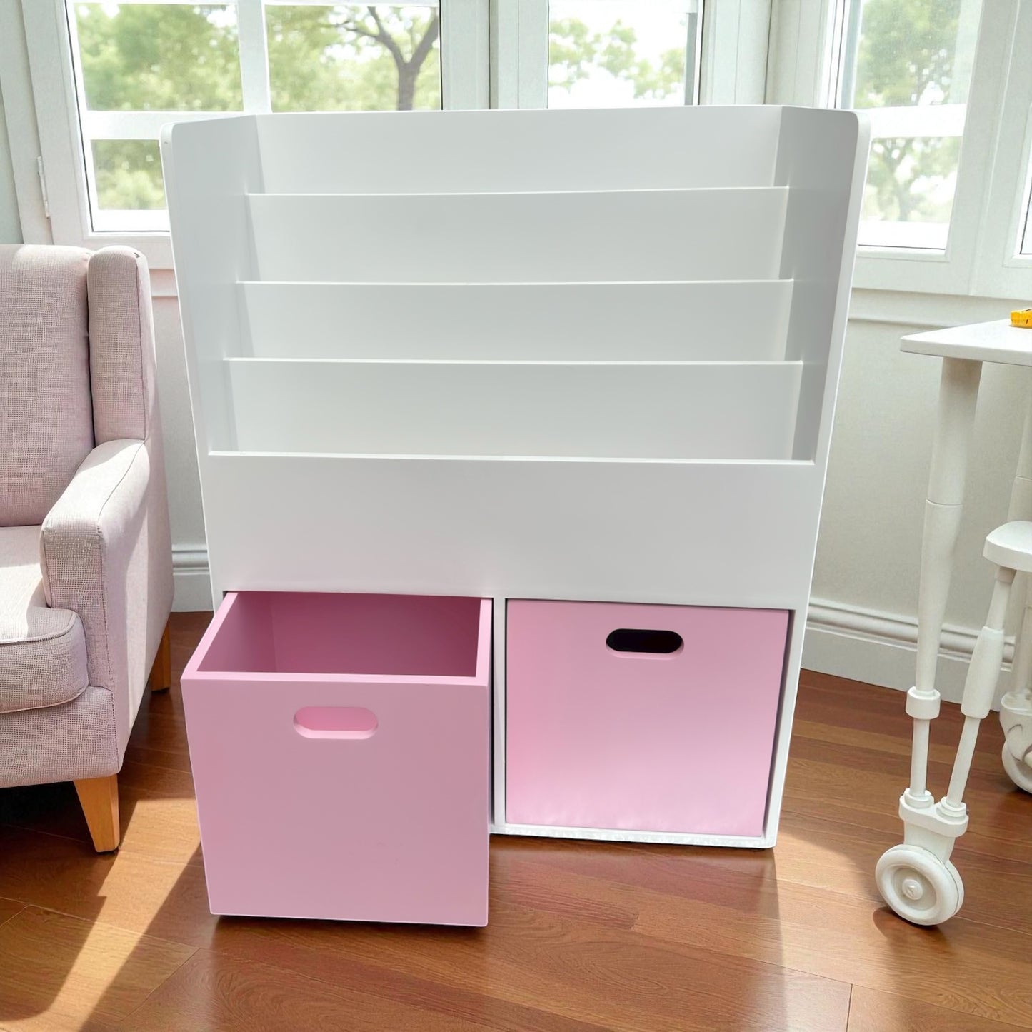 ORGANIZADOR CON LIBRERO 2 CAJONES